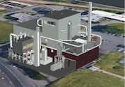 Biosolids gasification facility model