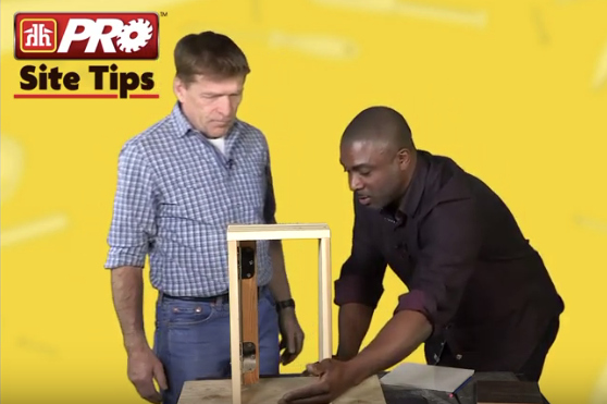 Anderson Hinds, president of Exquisite Contracting and Design, shows us how his floor transitions always come out exactly where he wants them