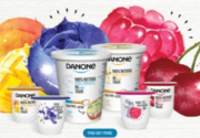 New Danone flavoured yogurt