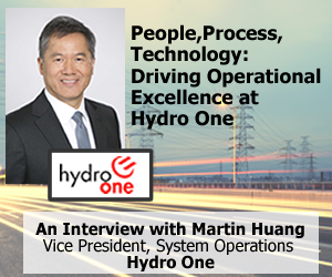 Martin Huang, VP Systems Operations at Hydro One