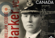 Pilot George Barker on Canadian Stamp