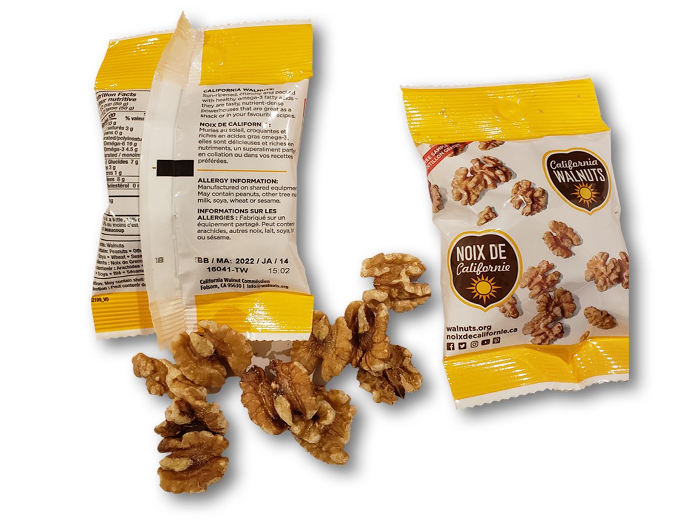 California Walnut 30g snack packs