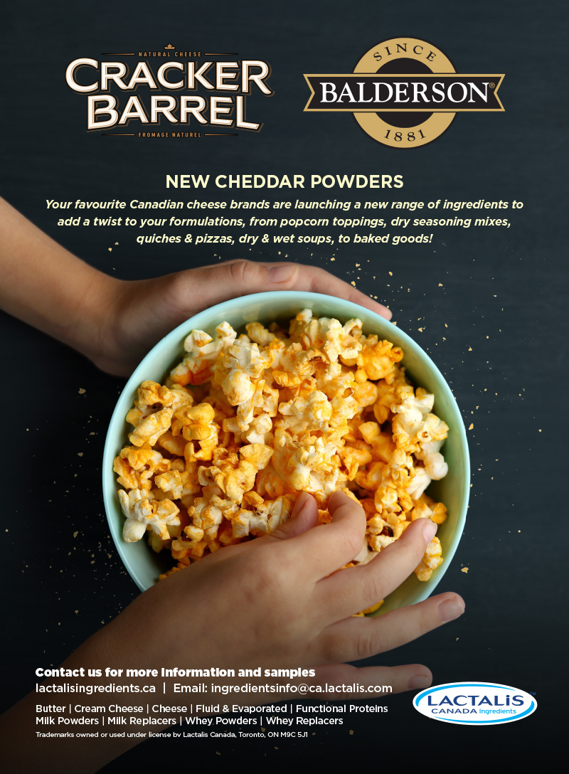 Visit us at the Vancouver Bakery Show and discover our new cheddar powders!