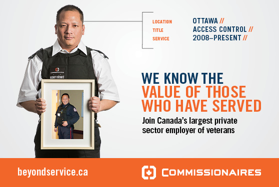 <b>Join Commissionaires and continue protecting safety and security in Canada.</b>