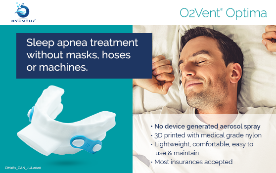 Unmask your sleep apnea with O2Vent<sup>®</sup> Optima