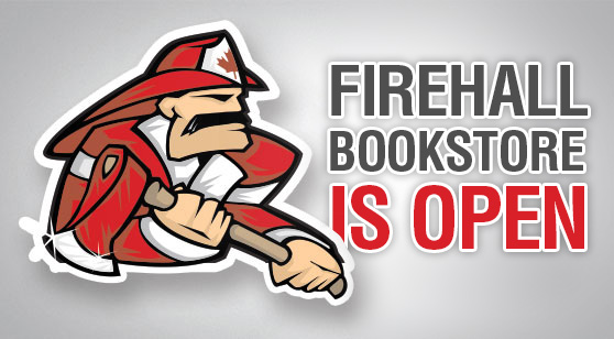 Firehall Bookstore remains open to serve our customers