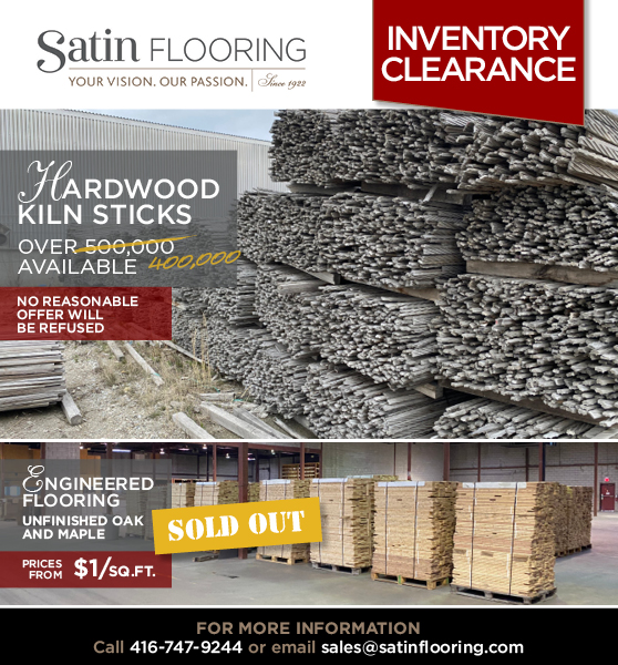 Satin Flooring: Inventory Clearance