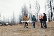 Reforestation with drones