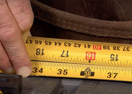 A tape measure can be used as a 