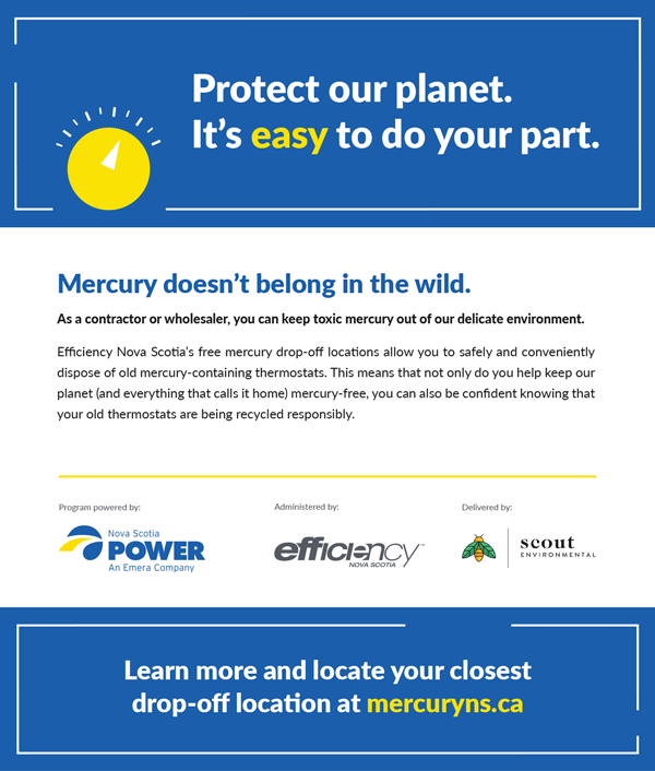 Efficiency Nova Scotia - Mercury doesn’t belong in the wild