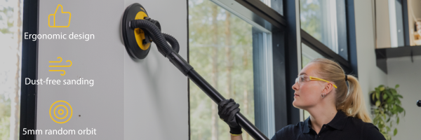 Mirka® LEROS – Get the Perfect Drywall Finish