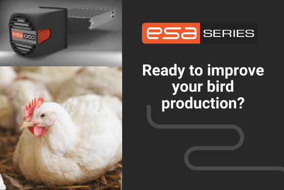 Reduce the temperature variations in your barn with ESA-1000 heat exchangers.