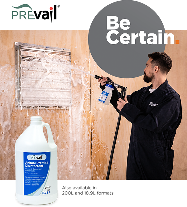 Prevail® | BeCertain. | Also available in 200L and 18.9 formats
