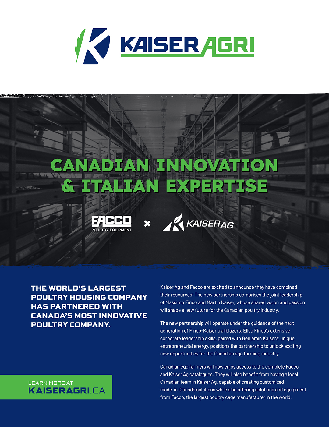A Powerful Partnership: Merging Canadian Ingenuity with Italian Expertise