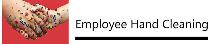 Employee Hand Cleaning