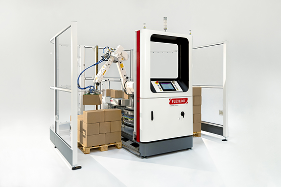 <b>FlexLink introduces the new semi-open palletizing cell</b>