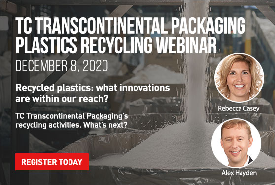 How TC Transcontinental Packaging vertically integrated the recycling of plastics into its operations and what's next for the company?