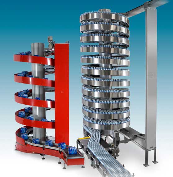 Vertical Conveying Solutions for Food and Beverage