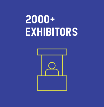 2000+ Exhibitors
