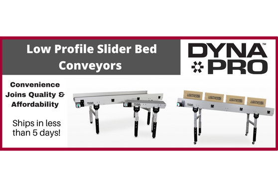 NEW! Low Profile Slider Bed Conveyors