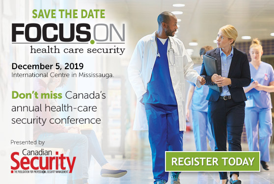 <center>Join us in December for<br>
Canada's Annual Health-Care Security Conference</center>