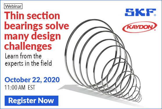 Thin section bearings solve many design challenges