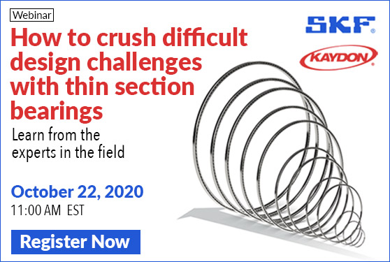 Thin Section Bearings Solve Many Design Challenges