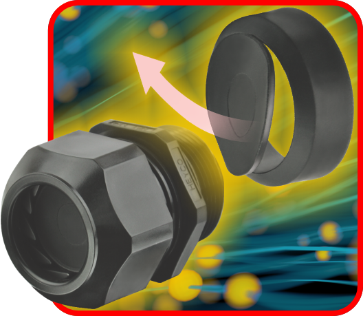 Tear-Away Liquid-Tight Cordgrips