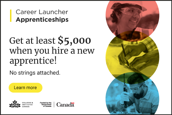 Get at least $5,000 when you hire a new apprentice