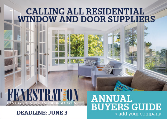 Are you a supplier to the Canadian residential window and door industry?