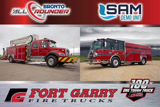 Fort Garry Fire Trucks Unveils SAM Demo Unit and Bronto All-Rounder at FFIC Virtual Summit