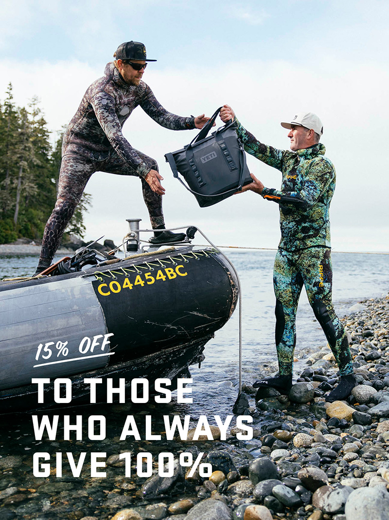 15% OFF: TO THOSE WHO ALWAYS GIVE 100%
