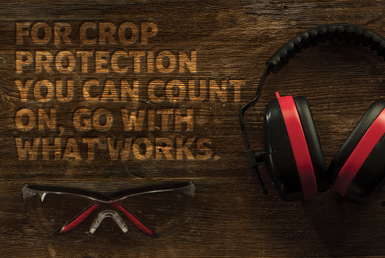 <center>FOR CROP PROTECTION YOU CAN COUNT ON, GO WITH WHAT WORKS</center>