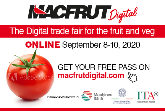 <center>MACFRUT DIGITAL 2020 – the world of fruit and vegetable just a click away</center>