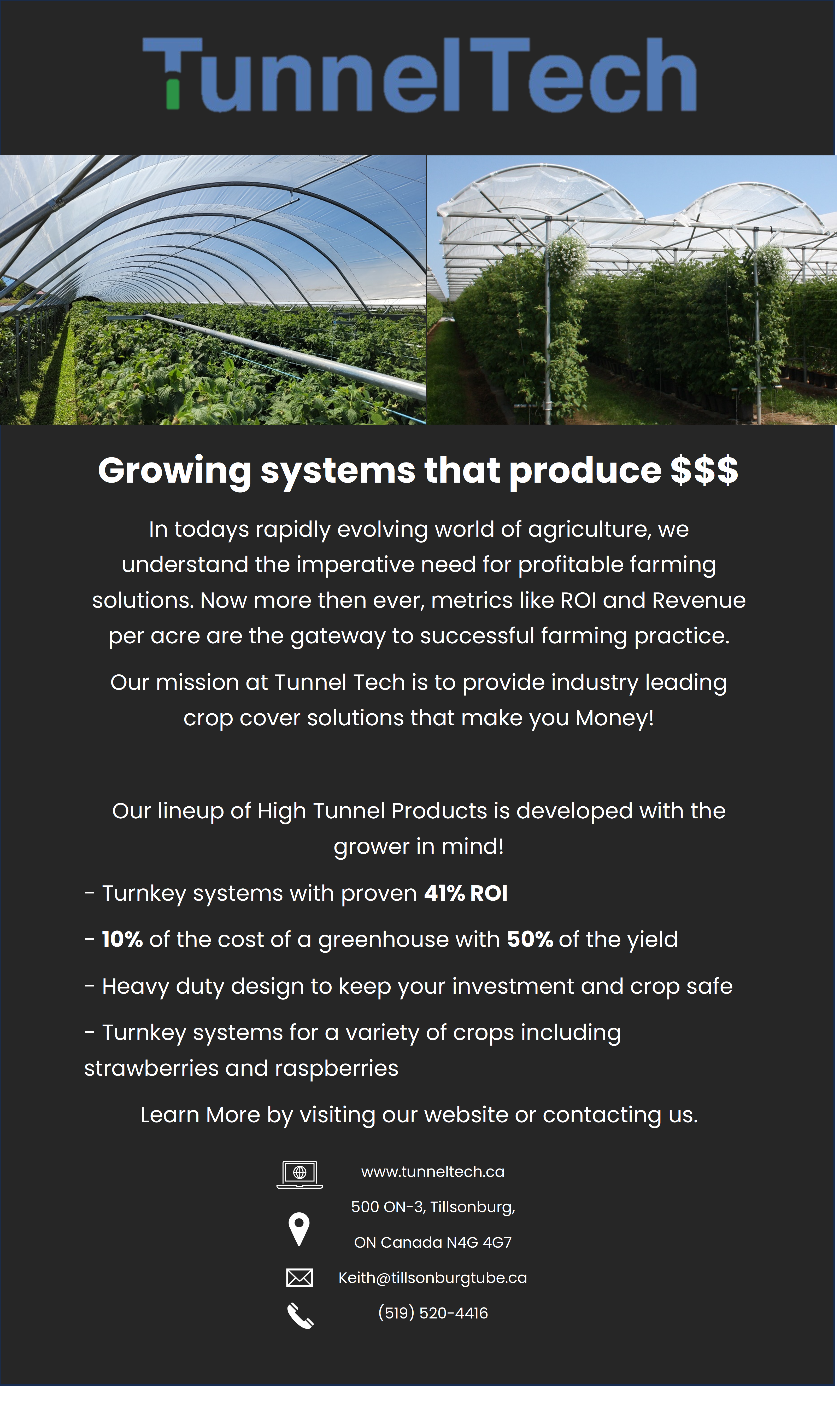 Growing Systems that produce $$$
