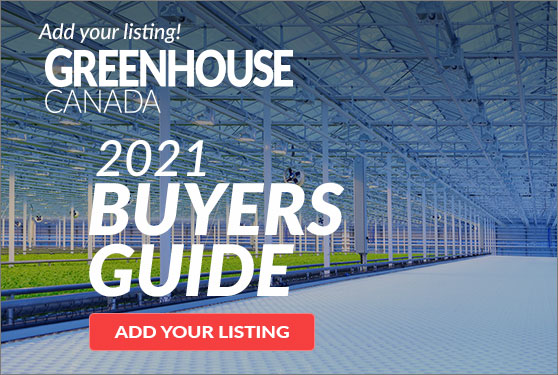 <center>Greenhouse Canada's Annual Buyers Guide 
	<br>DEADLINE is THIS FRIDAY, OCT 23 </center>