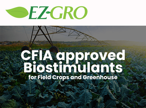 CFIA approved Biostimulants for Field Crops and Greenhouse