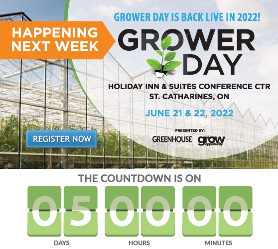 Next week is GROWER DAY!  Register now.