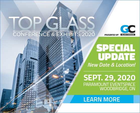 Top Glass Conference & Exhibits has been RESCHEDULED for Sept. 29, 2020