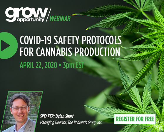 <center>WEBINAR: COVID-19 Safety Protocols for Cannabis Production </center>