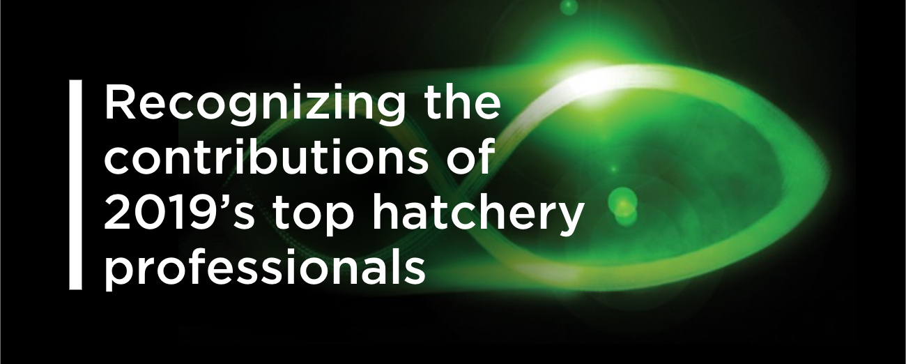 Recognizing the contributions of 2019’s top hatchery researchers