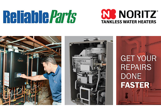 RELIABLE PARTS, OUR FACTORY AUTHORIZED PARTS DISTRIBUTOR, NOW OFFERS DELIVERY ON NORITZ PARTS IN CANADA
