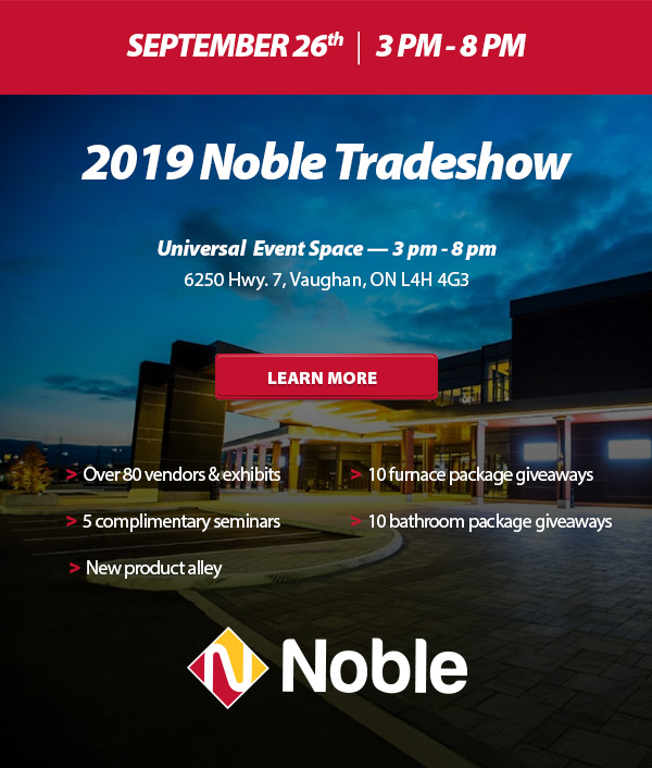 September 26th join us for the 2019 Noble Tradeshow. Universal Event Space — 3pm-8pm. Learn More!
