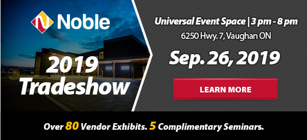 2019 Noble Tradeshow | Sep. 26, 2019 at Universal Event Space | 3pm-8pm