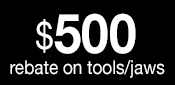 $500 rebate on tools