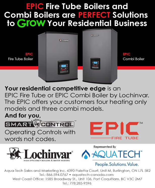 EPIC Fire Tube Boilers and Combi Boilers are Perfect Solutions to Grow Your Residential Business