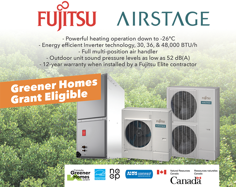 Fujitsu - Greener Homes Grant Eligible
