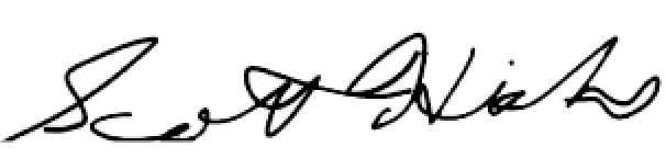 Scott Hicks' signature.