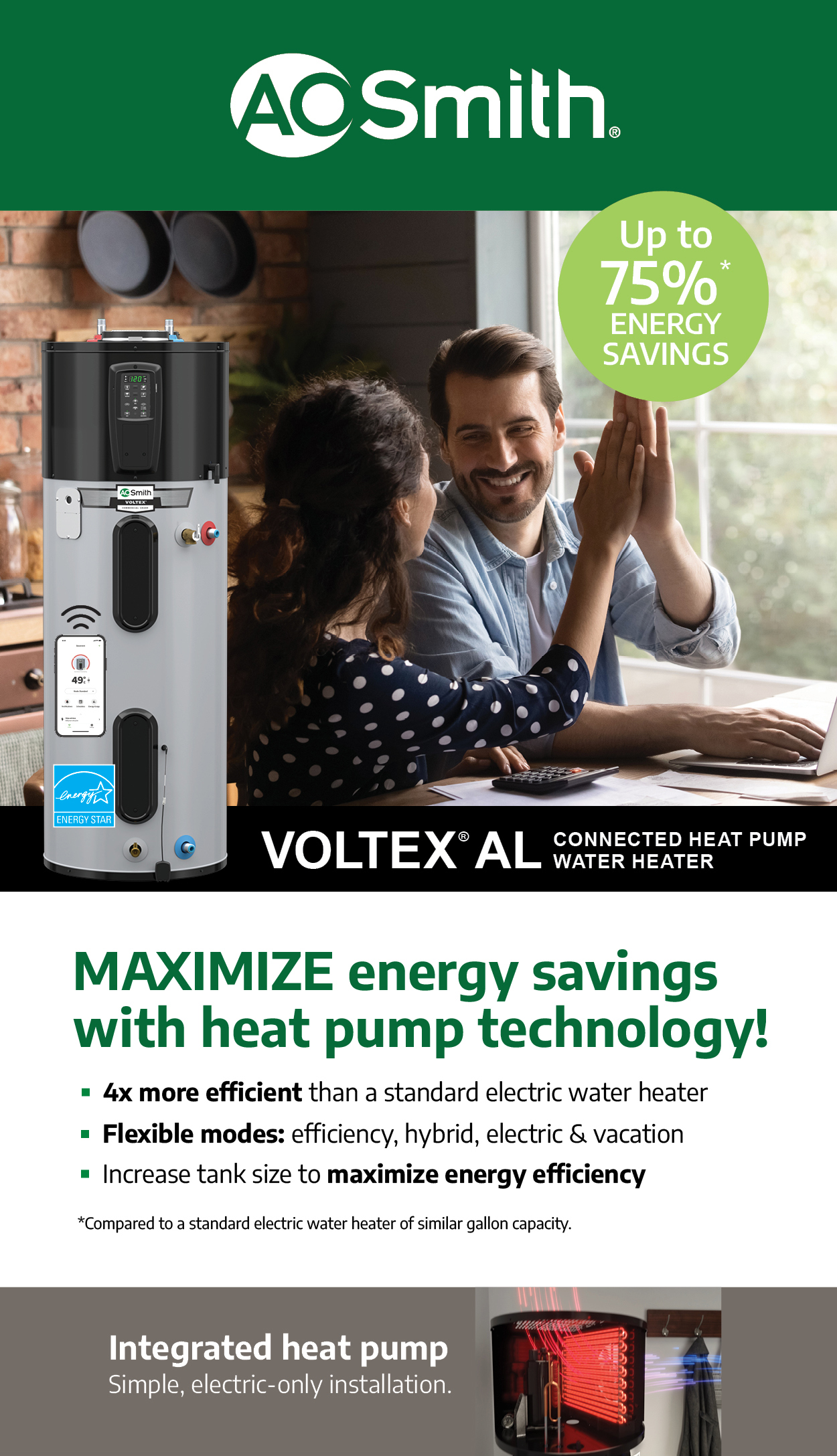 Voltex energy savings