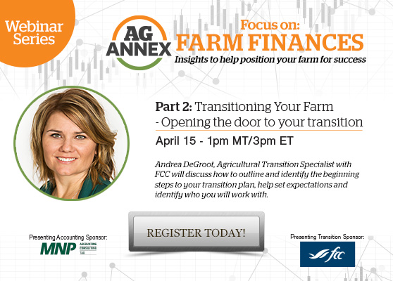 Webinar Series Part 2: Opening the door to your farm transition